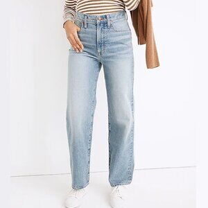 Madewell Perfect Vintage Wide-Leg Full-Length Jean in Elmont Wash (NWT)